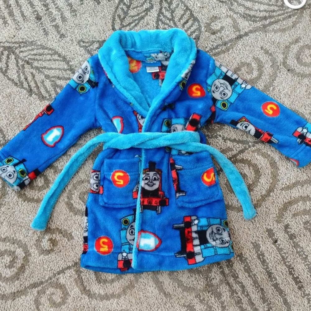 Thomas the Train bathrobe 2T